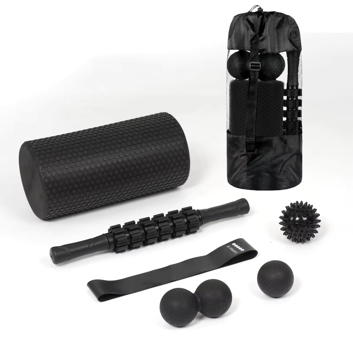 Kit de rouleaux en mousse 7 en 1, kit de rouleaux de massage musculaire