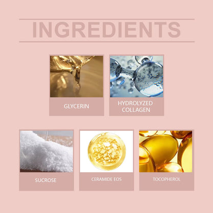 Masque Nuit facial au collagène, nettoyant en douceur, hydratant en profondeur.