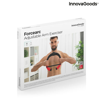 Appareil d'exercice réglable pour les bras avec résistance et guide d'exercices Forcearc
