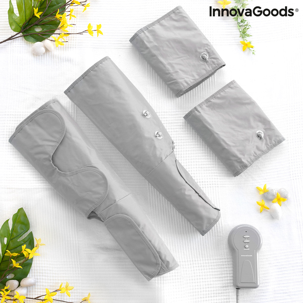 Appareil de massage des jambes par compression d'air InnovaGoods