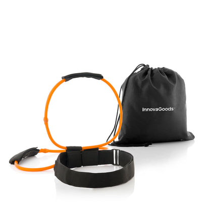 Ceinture avec bandes de résistance pour les fessiers et guide d'exercices Bootrainer