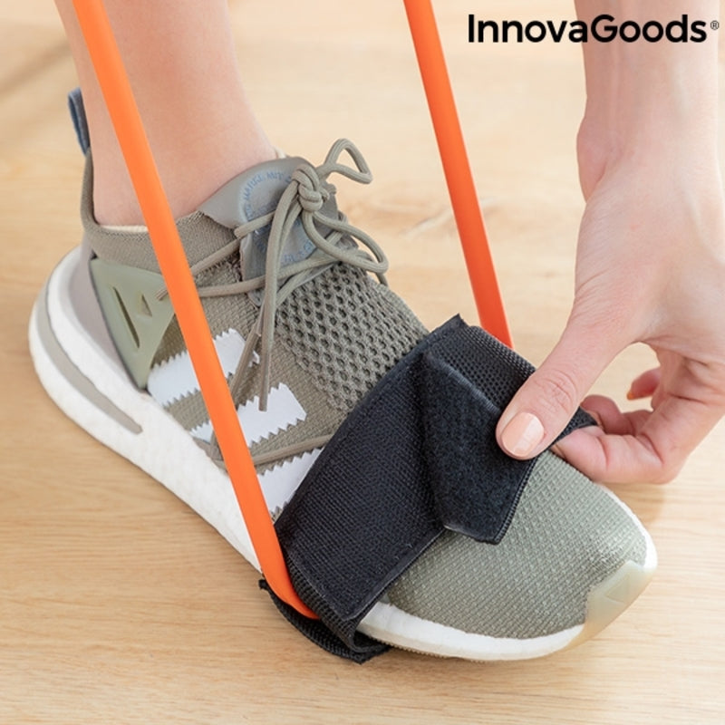 Ceinture avec bandes de résistance pour les fessiers et guide d'exercices Bootrainer