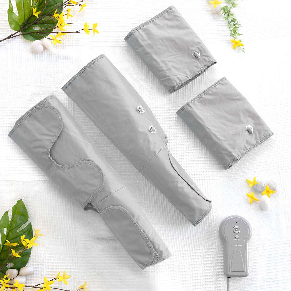 Appareil de massage des jambes par compression d'air InnovaGoods