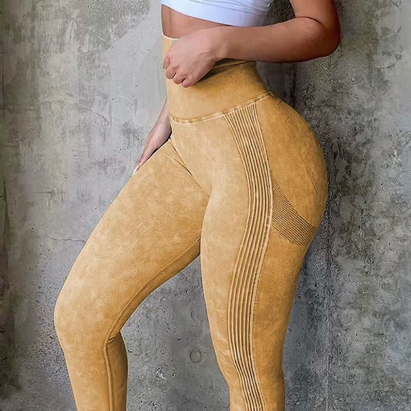 Soft Imitate Jeans Butt Leggings Women Seamless Yoga Pants Booty Push up Legging for Fitness Sports Gym Tights Workout Leggin
